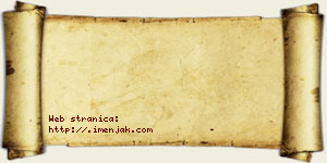 Jana Ćorović vizit kartica